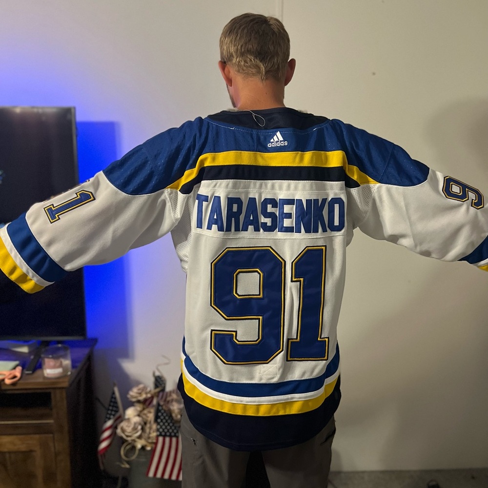 St. Louis Blues Authentic Adidas Stanley Cup Champions Jersey. Brand new w tags